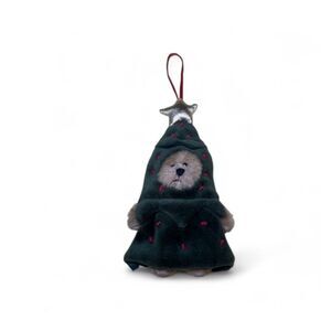 1988–2002 Boyds Collection Bear In A Christmas Tree Ornament